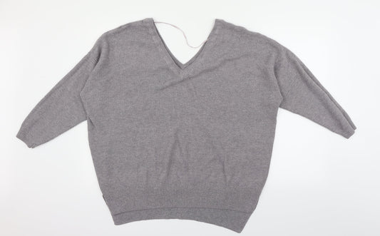Topshop Womens Grey   Pullover Jumper Size L