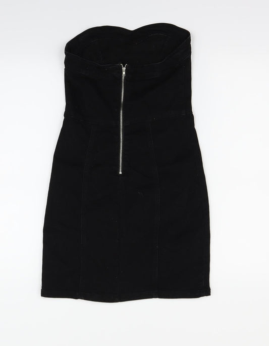Denim & Co. Womens Black   Fit & Flare  Size 8