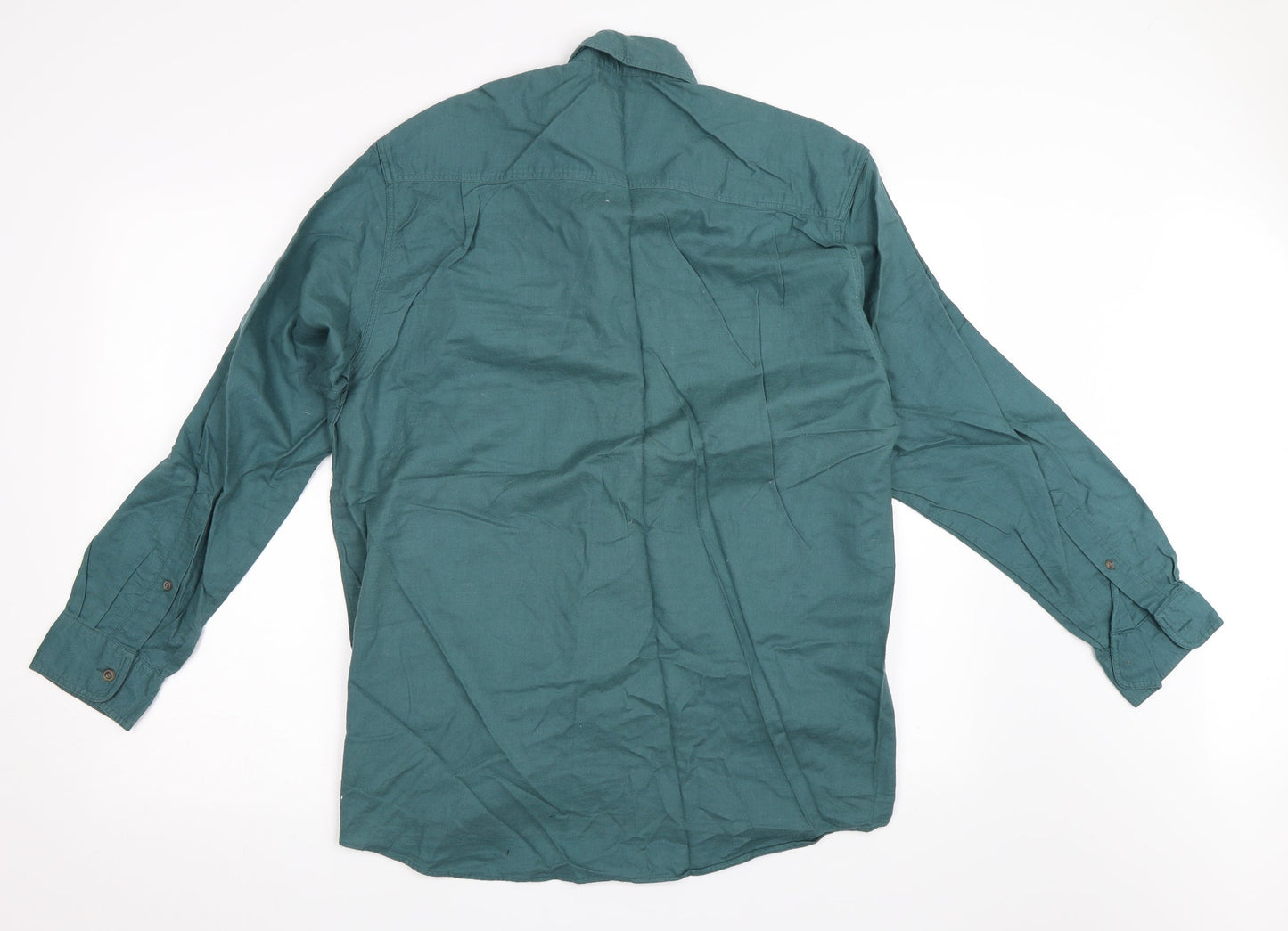 Preworn Mens Green    Button-Up Size S