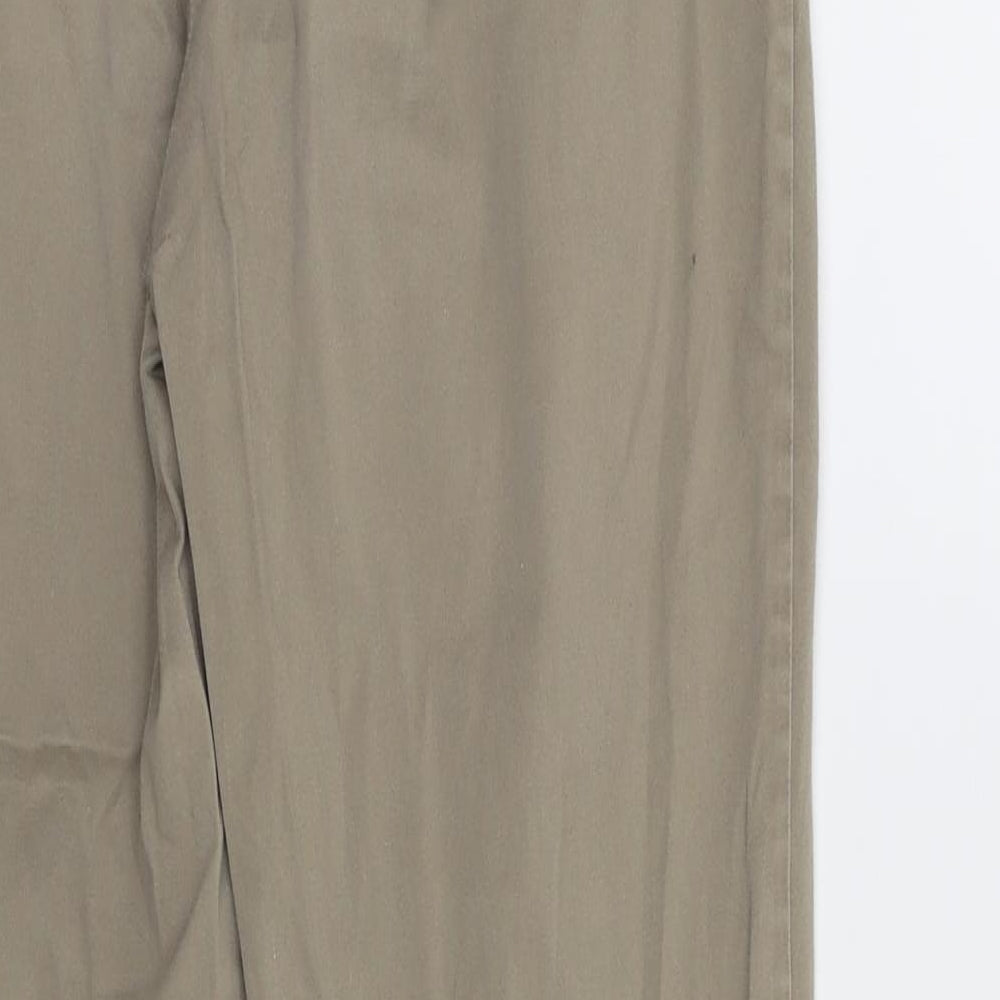 Etam Womens Beige   Chino Trousers Size 12 L29 in