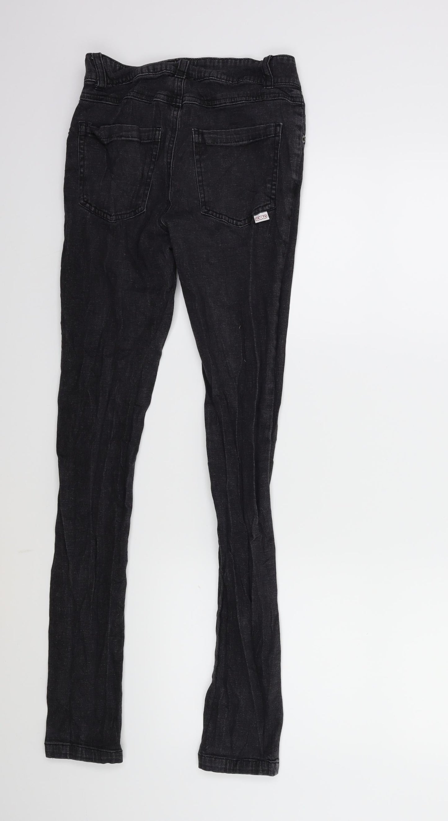 WOW Womens Black  Denim Skinny Jeans Size M L28 in