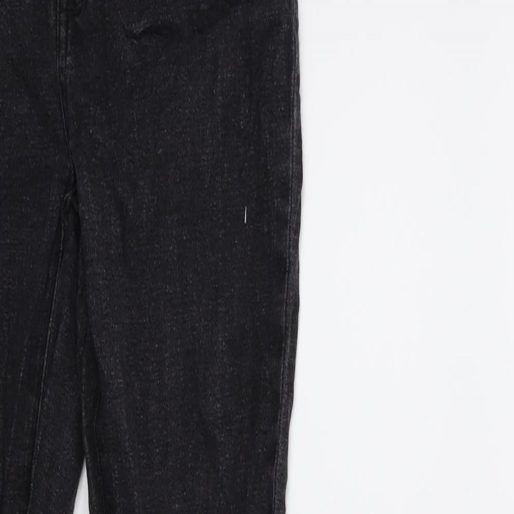 WOW Womens Black  Denim Skinny Jeans Size M L28 in