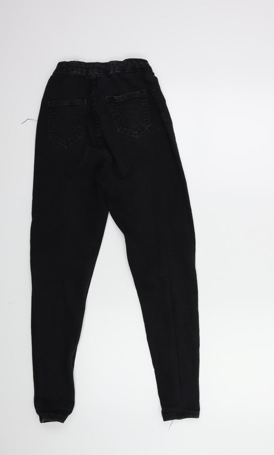 Denim Wise Womens Black  Denim Skinny Jeans Size 6 L28 in
