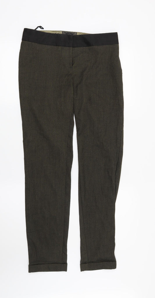 NEXT Womens Green   Trousers  Size 8 L29 in