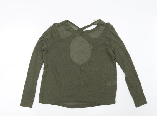 River Island Womens Green   Pullover Jumper Size 6