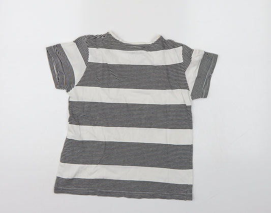 Primark Girls Multicoloured Striped  Basic Polo Size 8-9 Years
