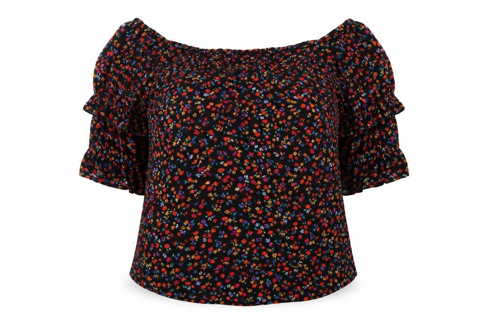Papaya Womens Multicoloured Floral  Basic Blouse Size 10