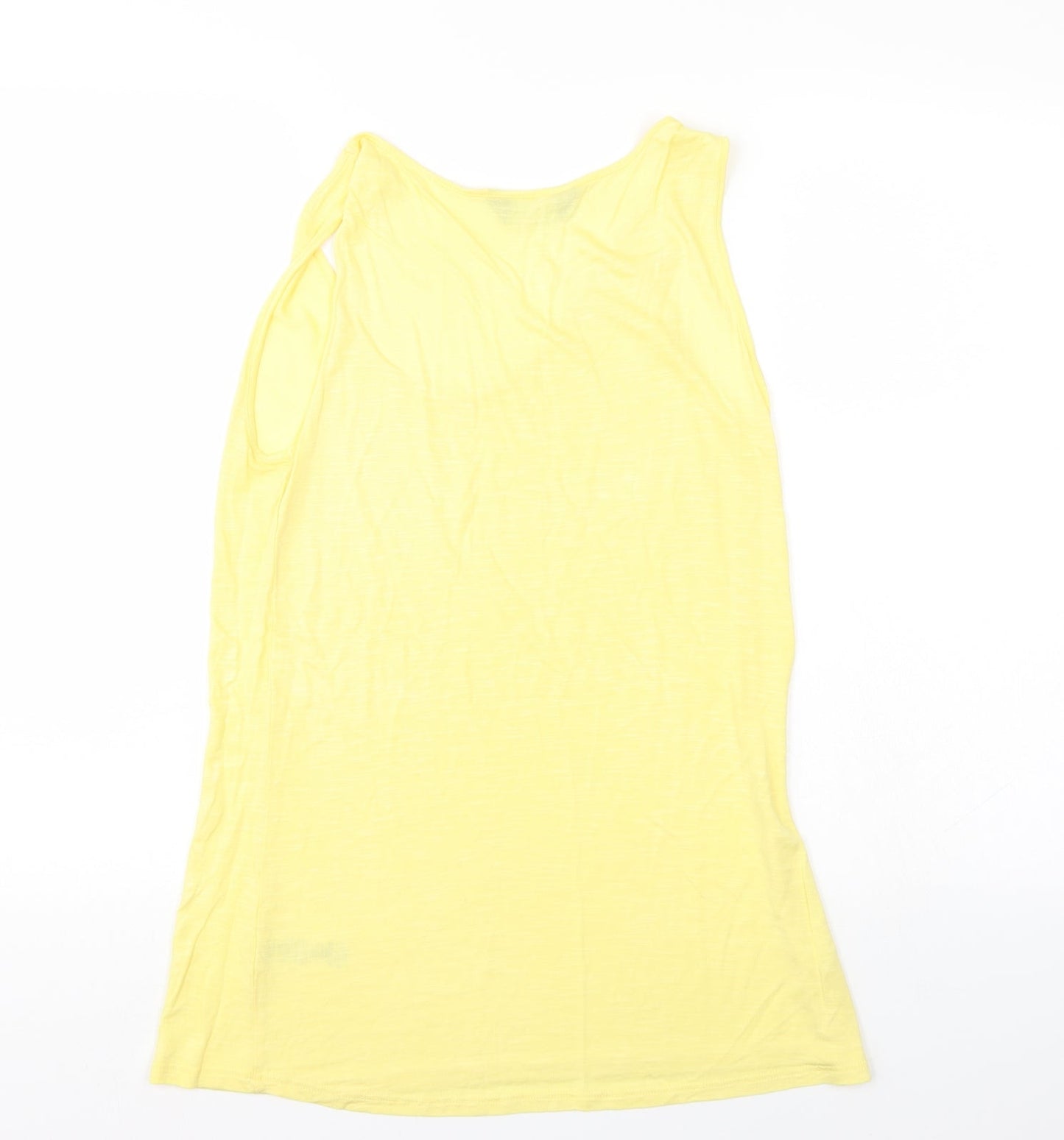Dorothy Perkins Womens Yellow   Basic Tank Size 12