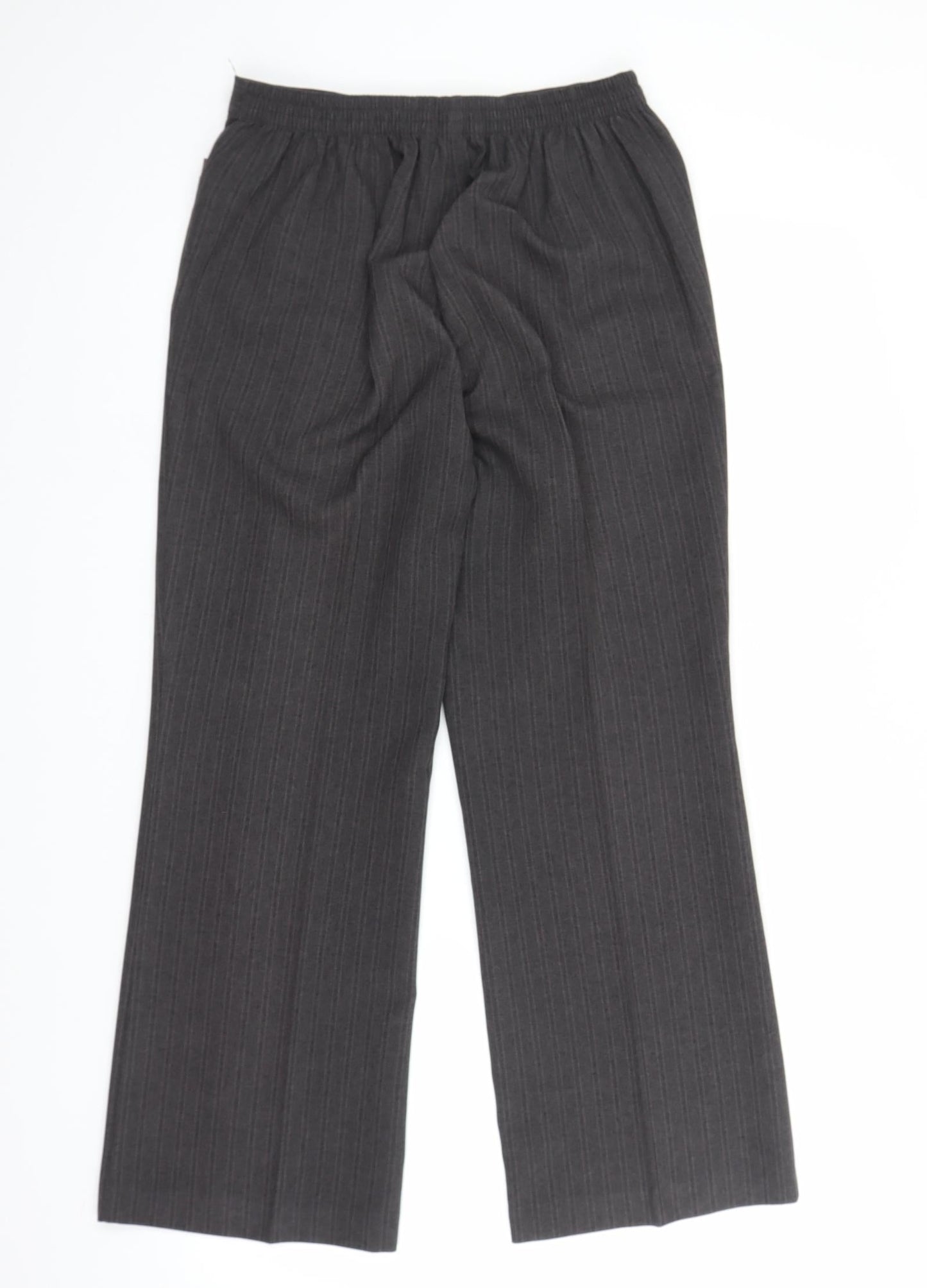 BM Womens Brown Striped  Trousers  Size 10 L26 in