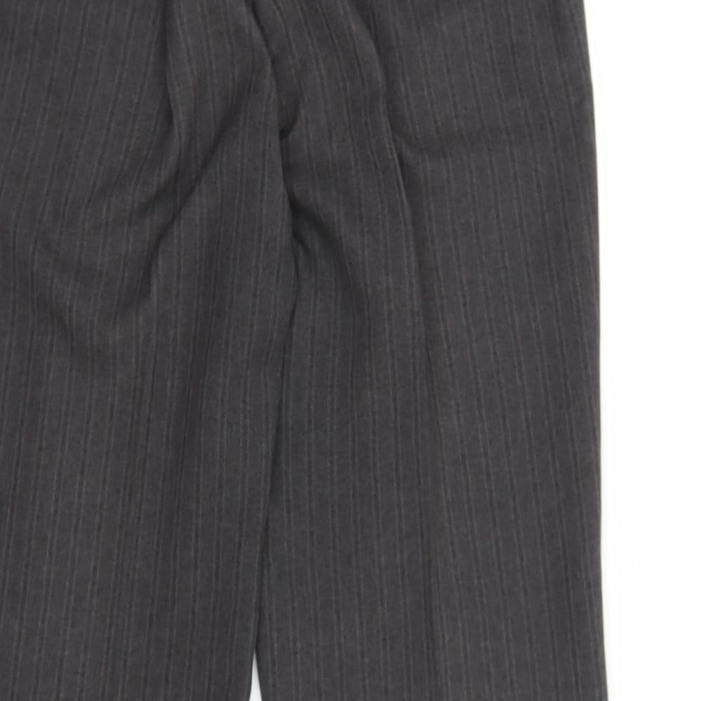 BM Womens Brown Striped  Trousers  Size 10 L26 in