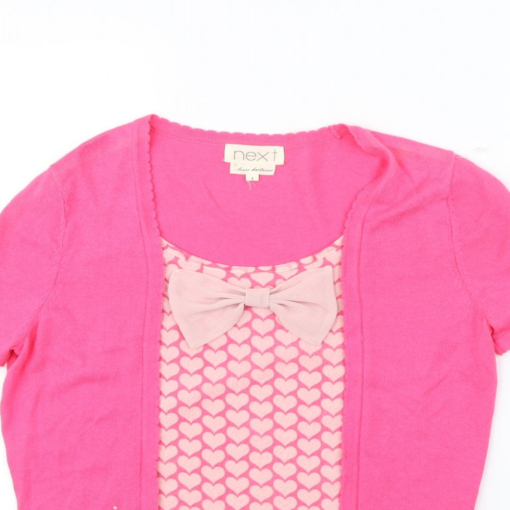 NEXT Womens Pink   Pullover Jumper Size 8