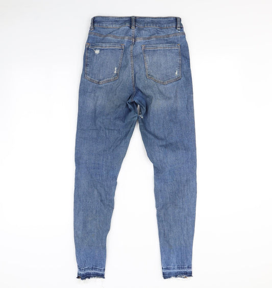 Denim & Co. Womens Blue   Straight Jeans Size 10 L30 in