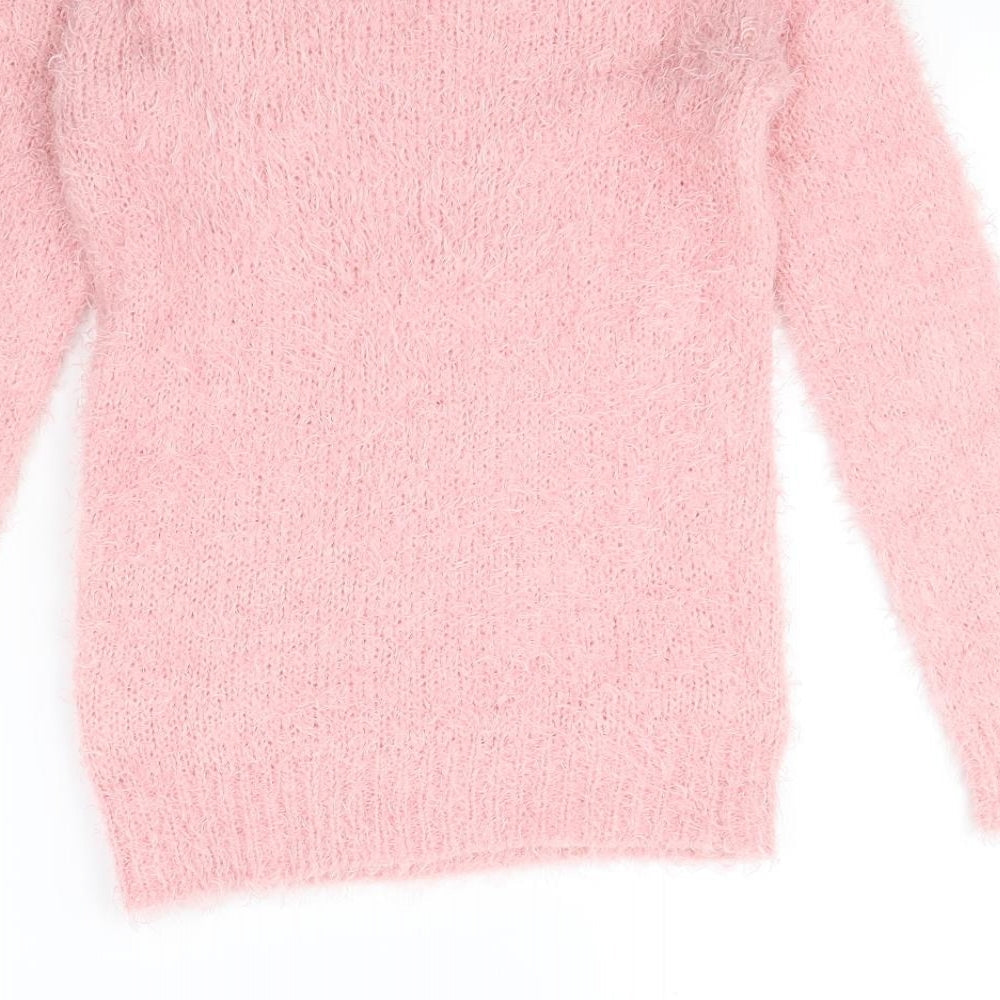 Lottie Loves Womens Pink   Pullover Jumper Size XS