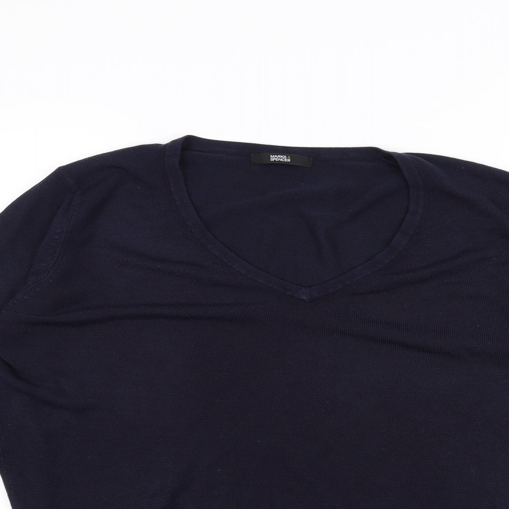 Marks and Spencer Womens Blue   Pullover Jumper Size 10