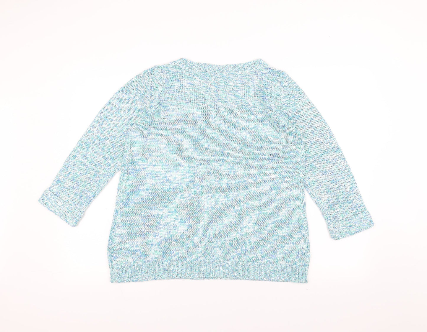 Wallis Womens Blue   Pullover Jumper Size S