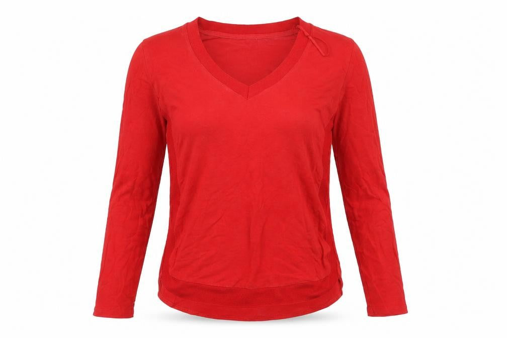 Red Herring Womens Red   Basic T-Shirt Size 12