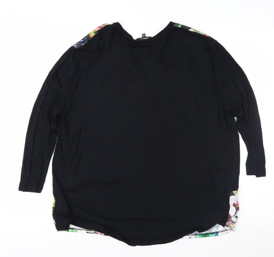 Warehouse Womens Multicoloured Floral  Basic Blouse Size 10