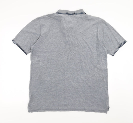 Boston Crew Mens Blue    Polo Size L