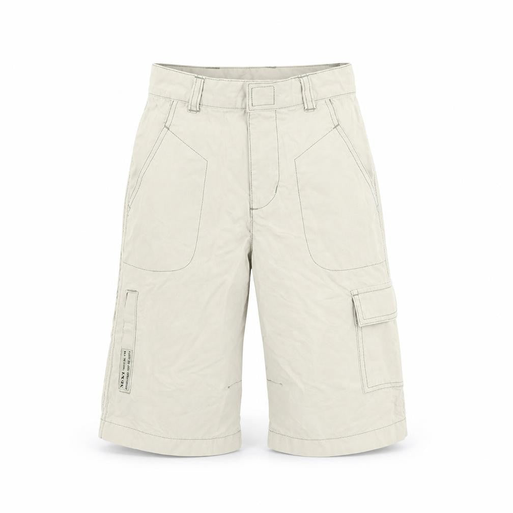 Next Boys Beige   Cargo Trousers Size 7 Years - cropped