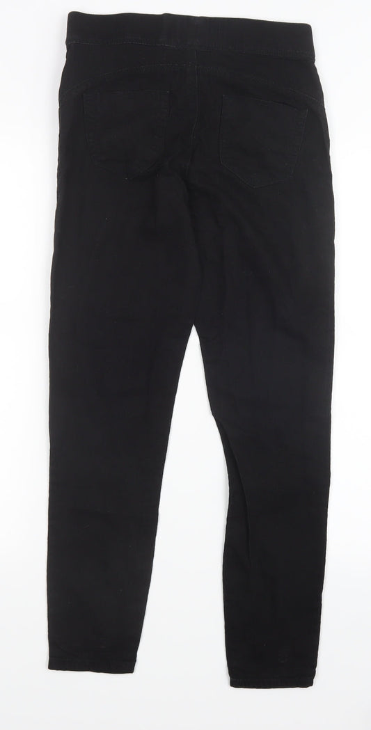 Denim Co. Womens Black  Denim Jegging Jeans Size 8 L26 in