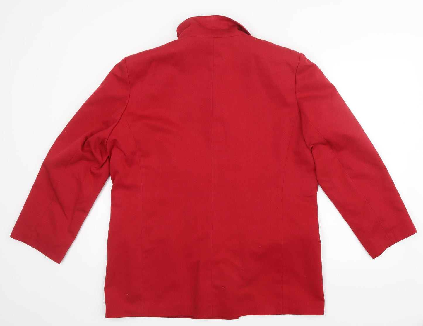 Elizabeth Shelton Womens Red   Jacket  Size 16