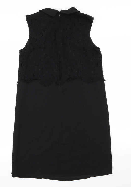 NEXT Womens Black Floral  A-Line  Size 10