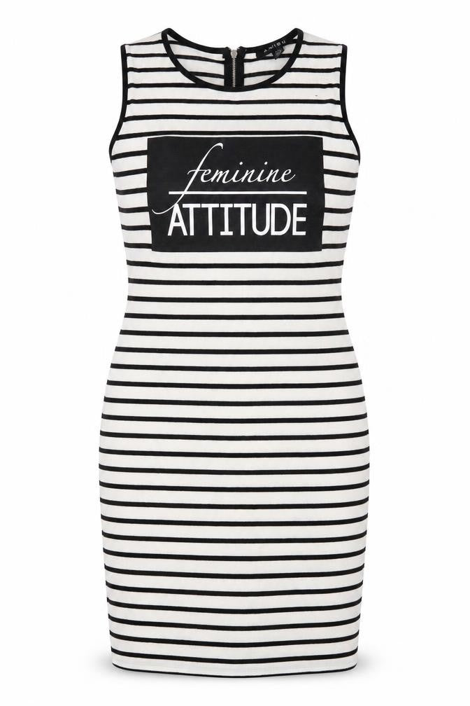 Amisu Womens Silver Striped  A-Line  Size 10