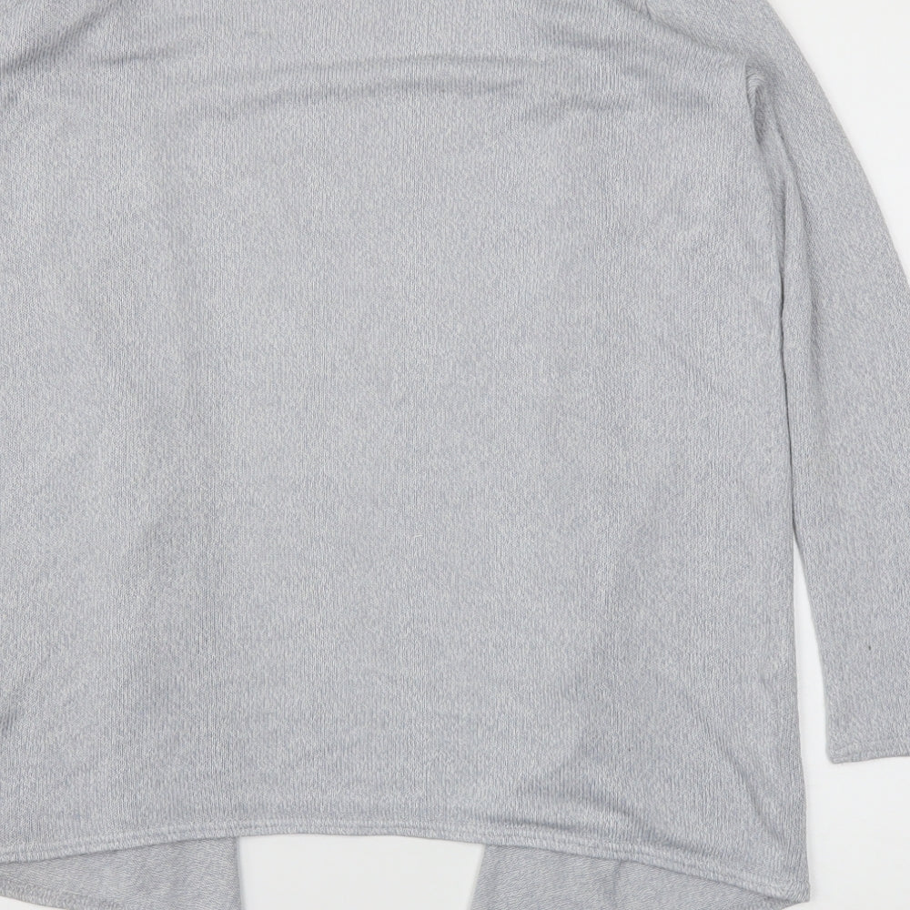 yd Girls Grey   Cardigan Jumper Size 11-12 Years