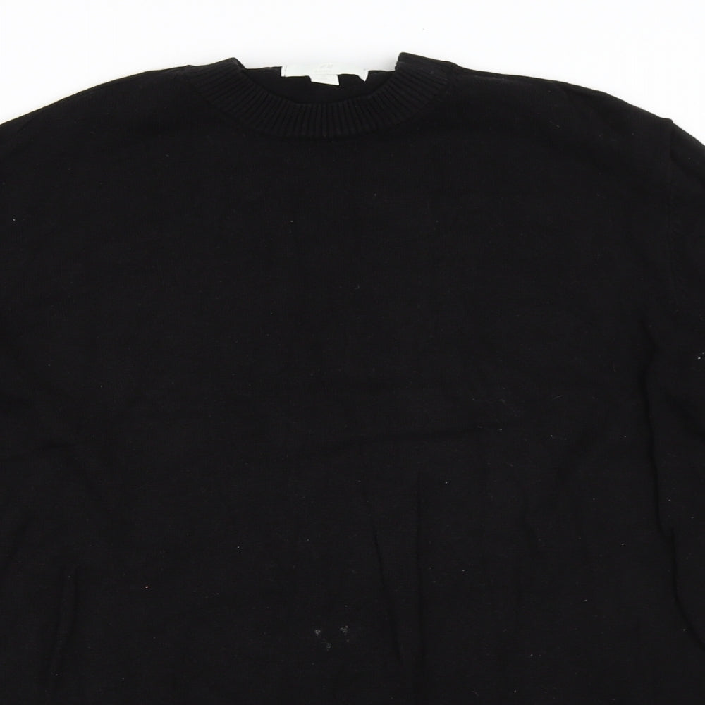 H&M Womens Black   Pullover Jumper Size S