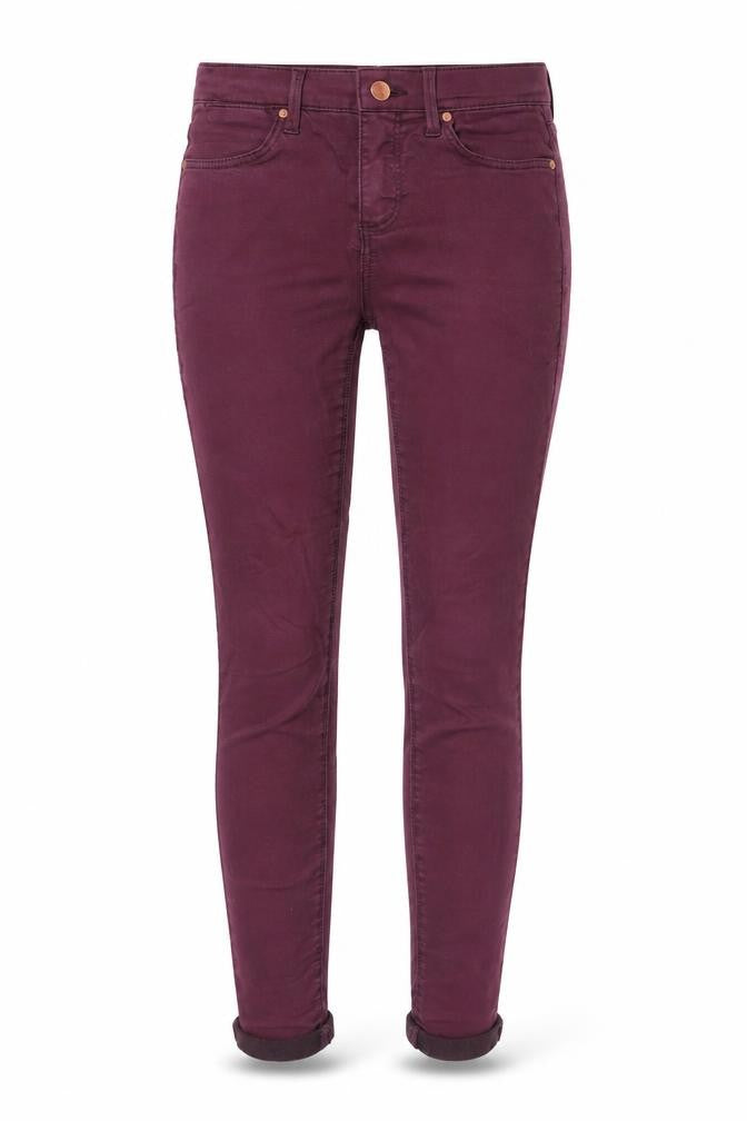 Topshop Womens Purple   Skinny Jeans Size 28 in L26 in