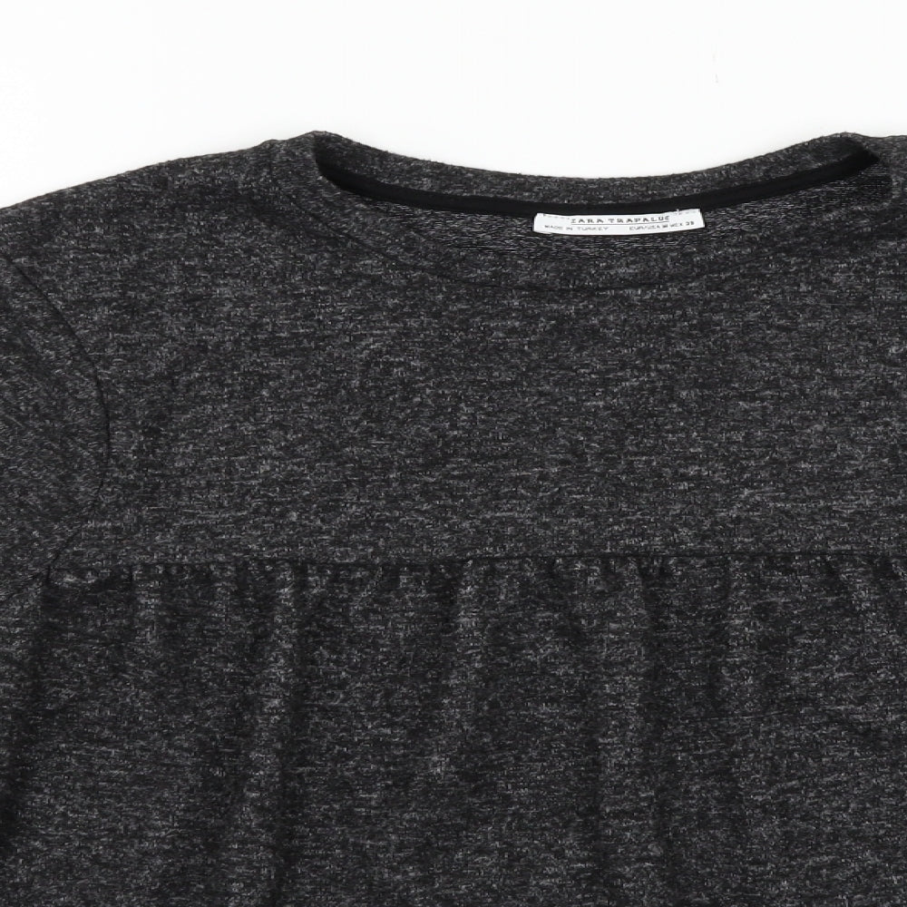 Zara Womens Grey   Pullover Jumper Size M