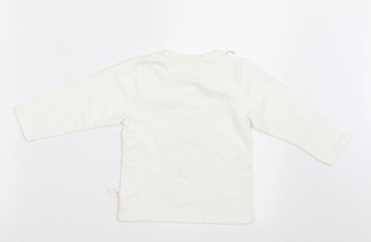 Botai Boys Ivory Animal Print  Pullover T-Shirt One Size  - Elephant