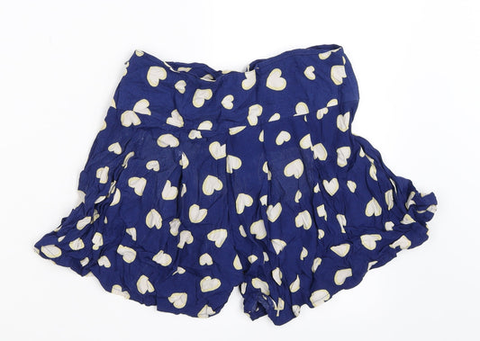 Therapy Womens Blue Polka Dot  Hot Pants Shorts Size 8