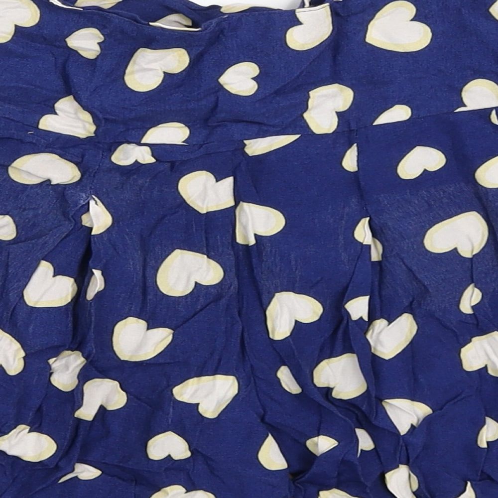 Therapy Womens Blue Polka Dot  Hot Pants Shorts Size 8