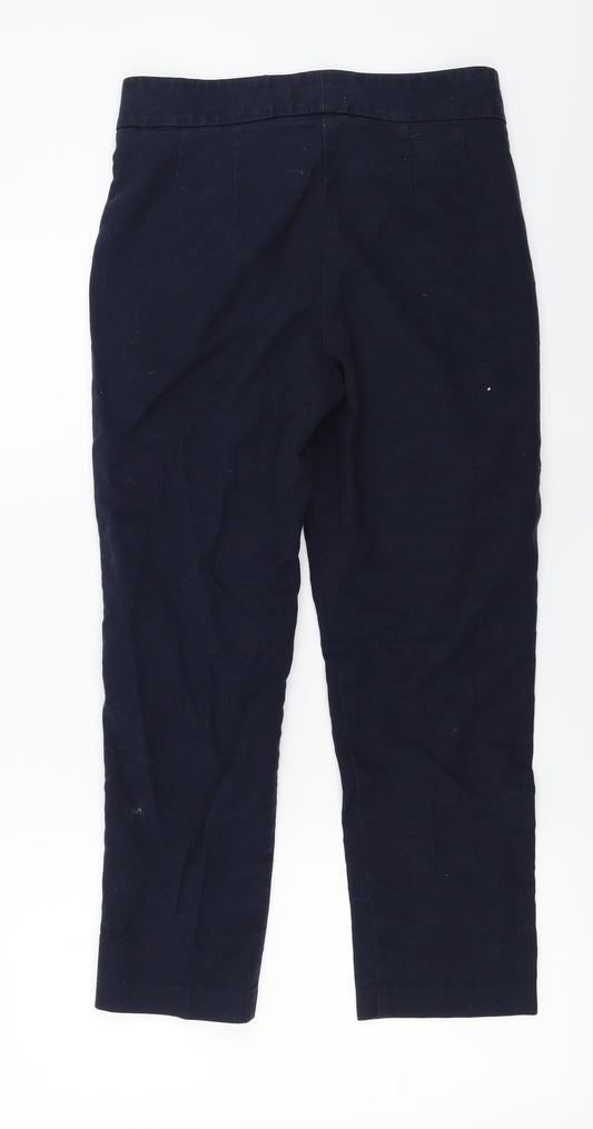 Marks and Spencer  Womens Blue   Trousers  Size 8 L24 in