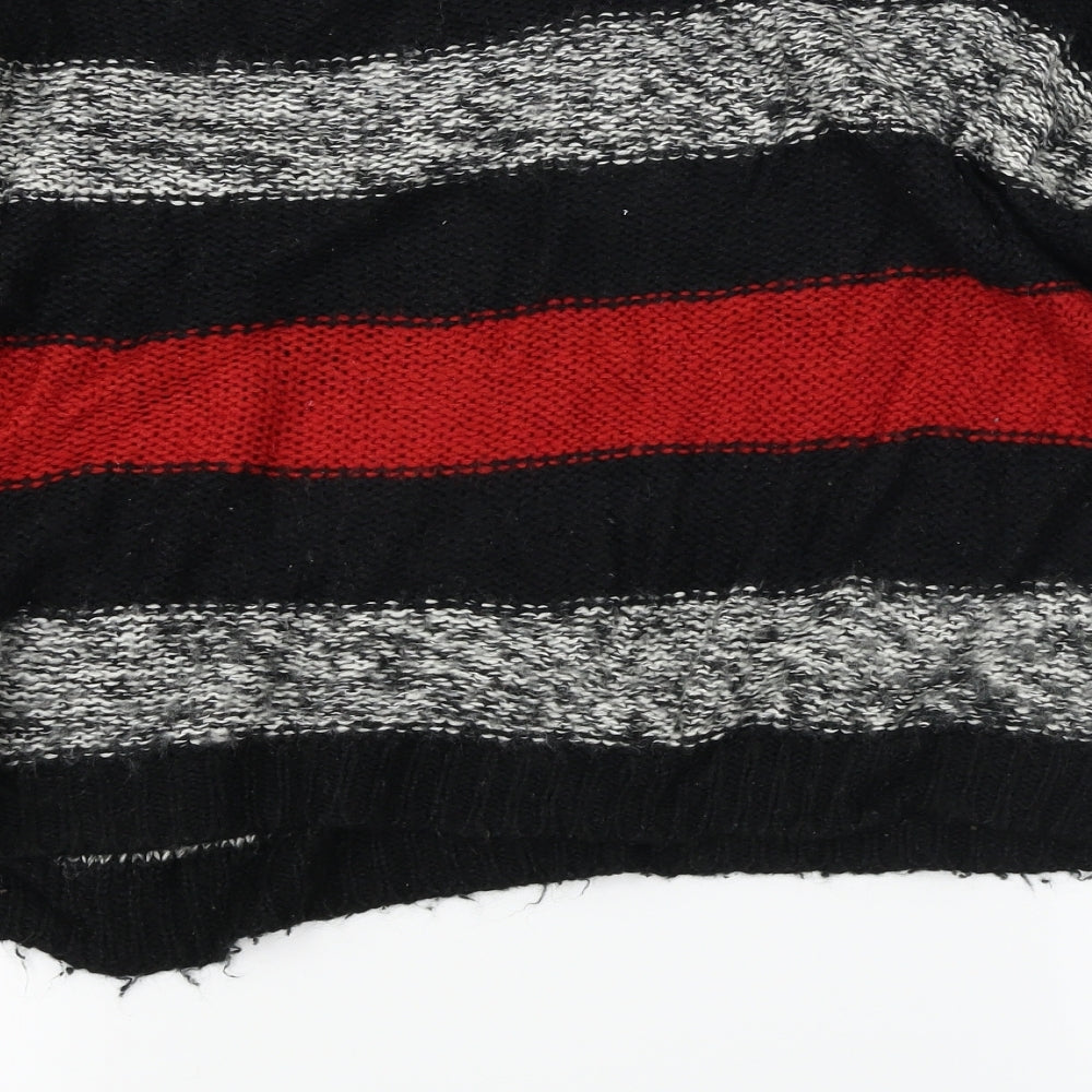 New Look  Womens Grey Striped  Pullover Jumper Size S