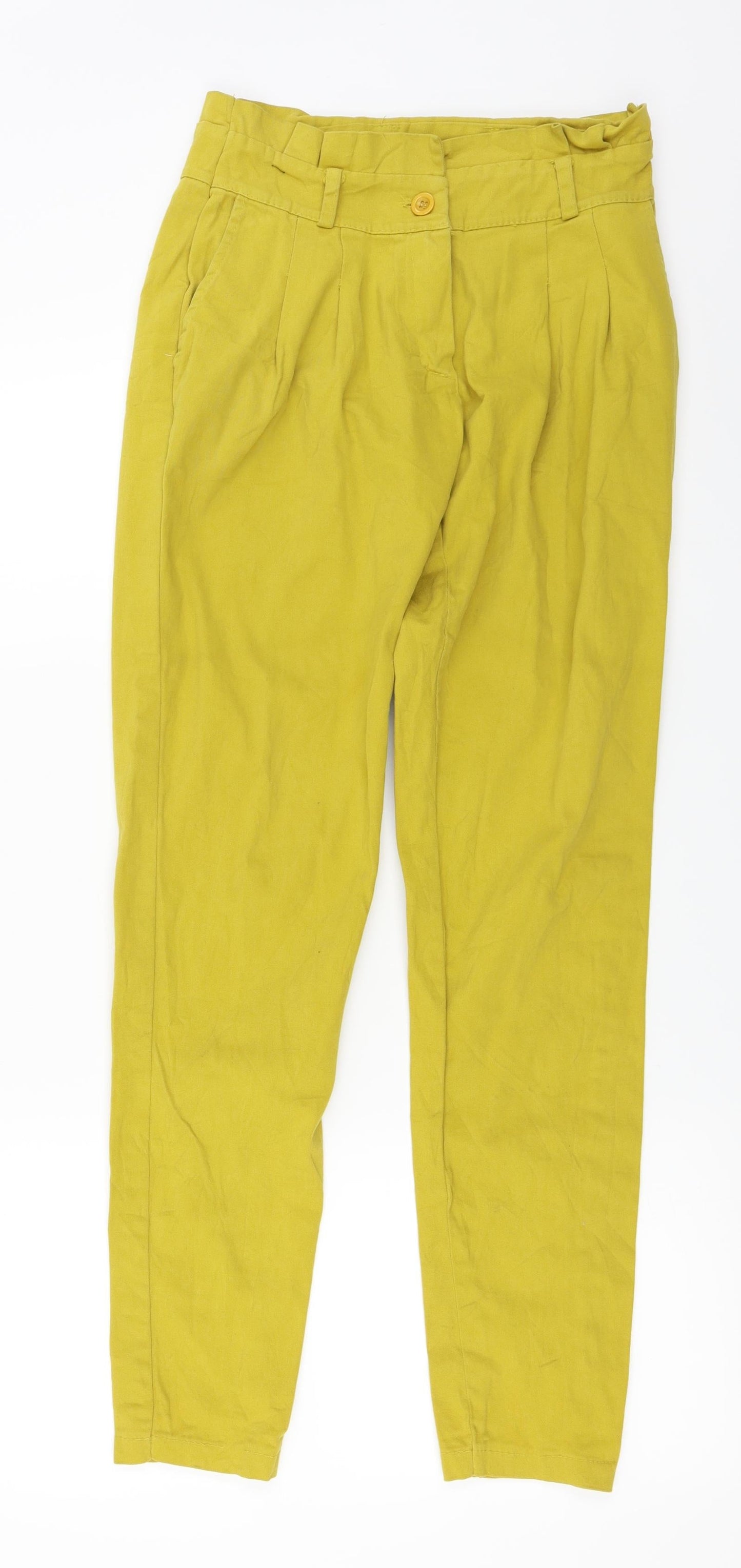 Preworn Womens Yellow   Trousers  Size L L26 in