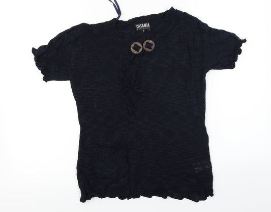 cashmia Womens Blue   Pullover Jumper Size S