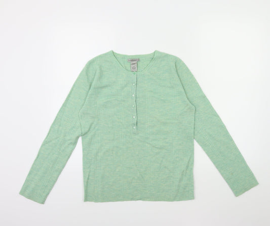 Gap Womens Green  Knit Pullover Jumper Size L