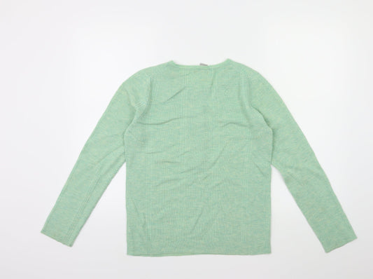 Gap Womens Green  Knit Pullover Jumper Size L
