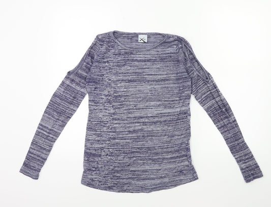 X Womens Blue   Pullover Jumper Size S  - Open Shoulder