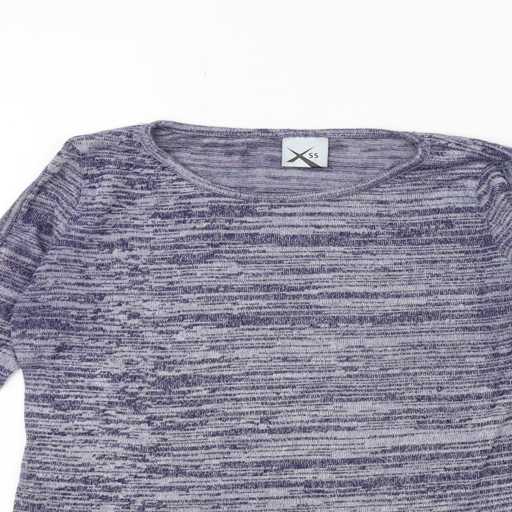 X Womens Blue   Pullover Jumper Size S  - Open Shoulder