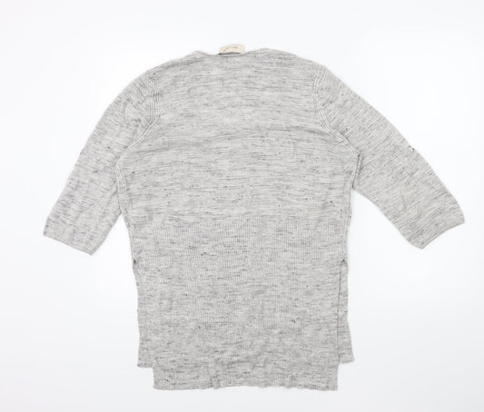 Marks and Spencer Womens Grey  Knit Pullover Jumper Size 14