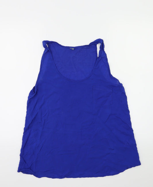 Preworn Womens Blue   Basic Tank Size 10
