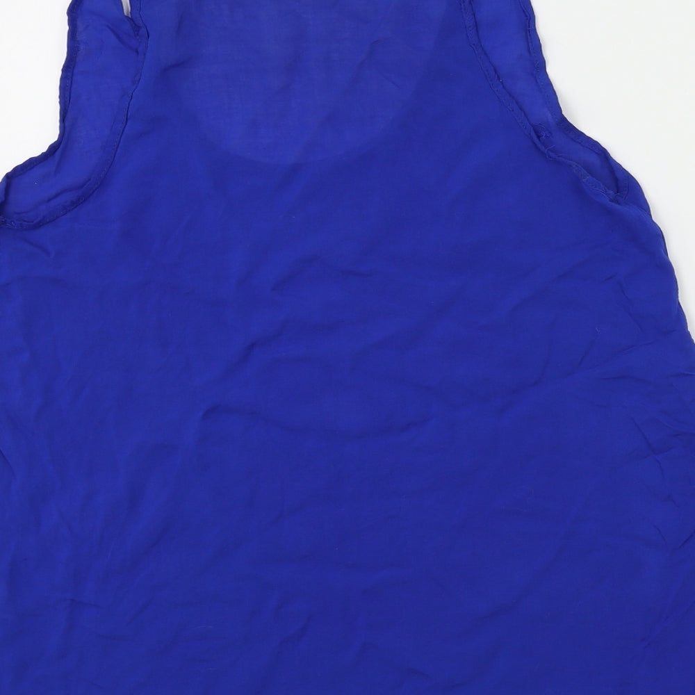Preworn Womens Blue   Basic Tank Size 10
