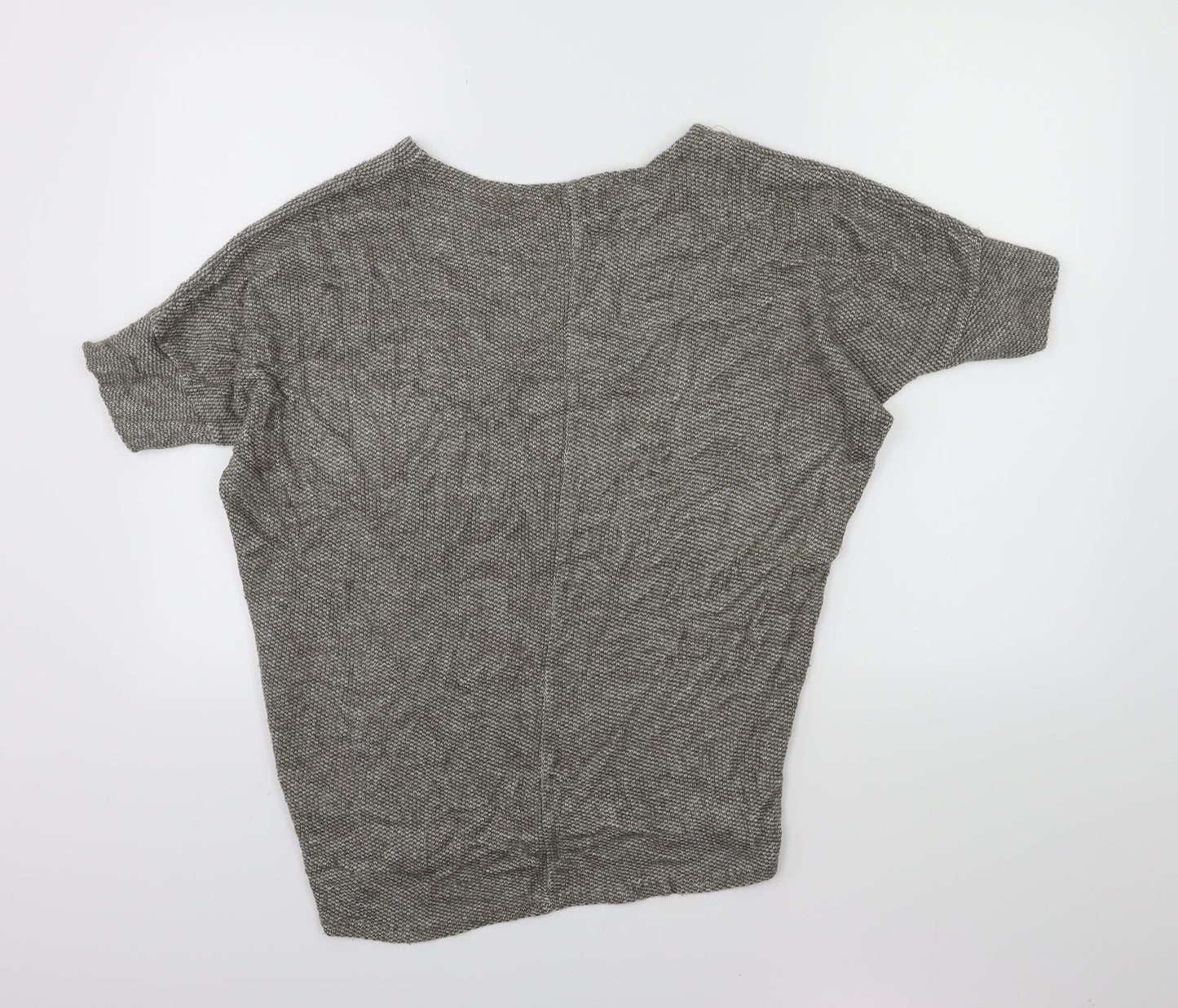 Apricot Womens Grey  Knit Pullover Jumper Size S
