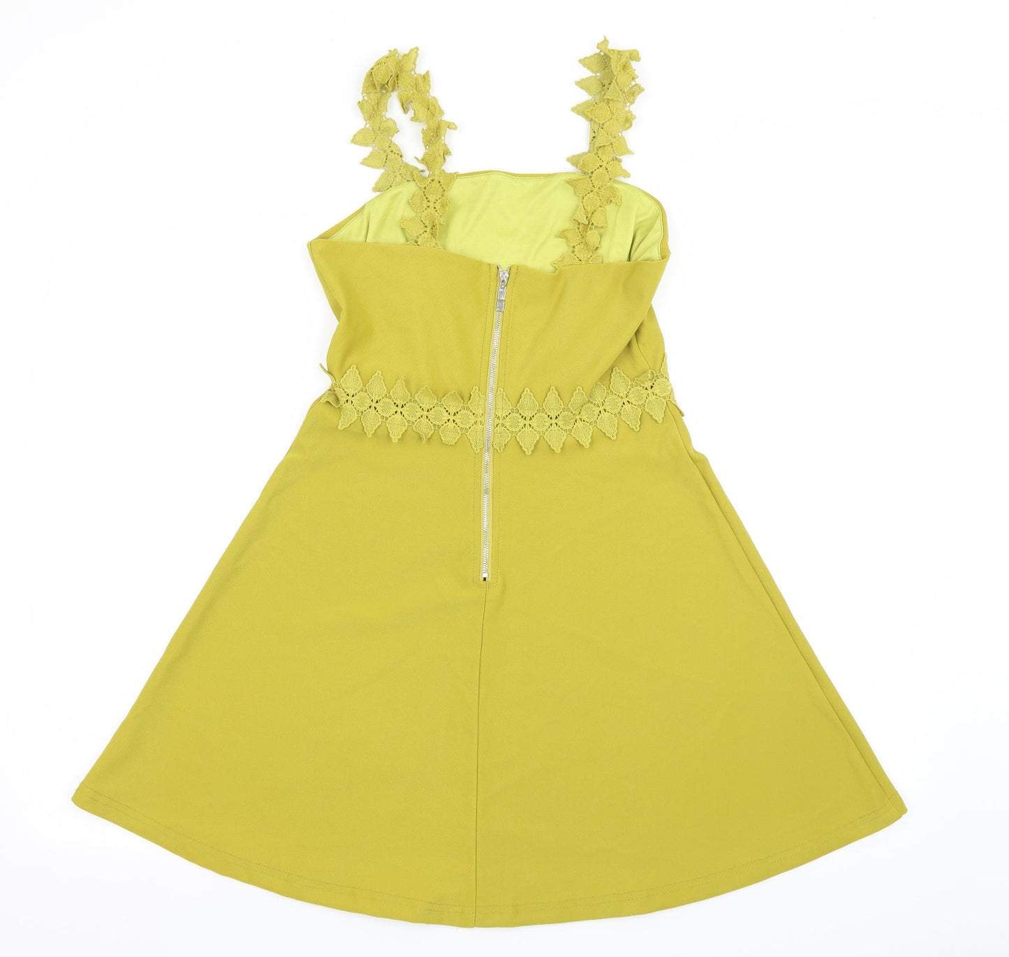 Luc-ce Womens Green   Skater Dress  Size S