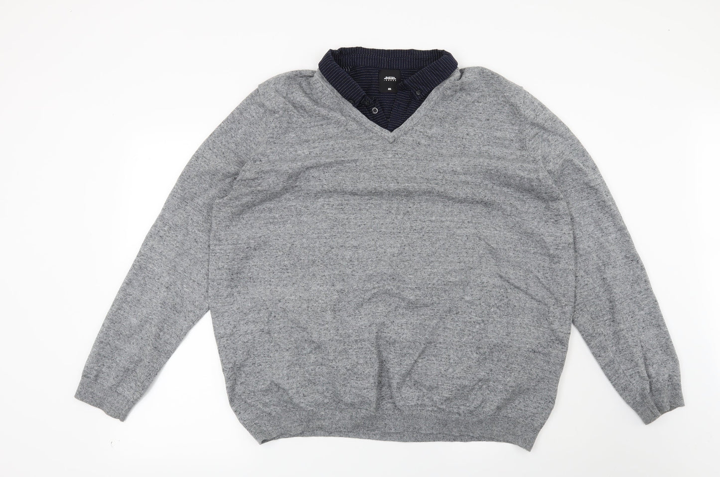 Burton Mens Grey   Pullover Jumper Size 2XL