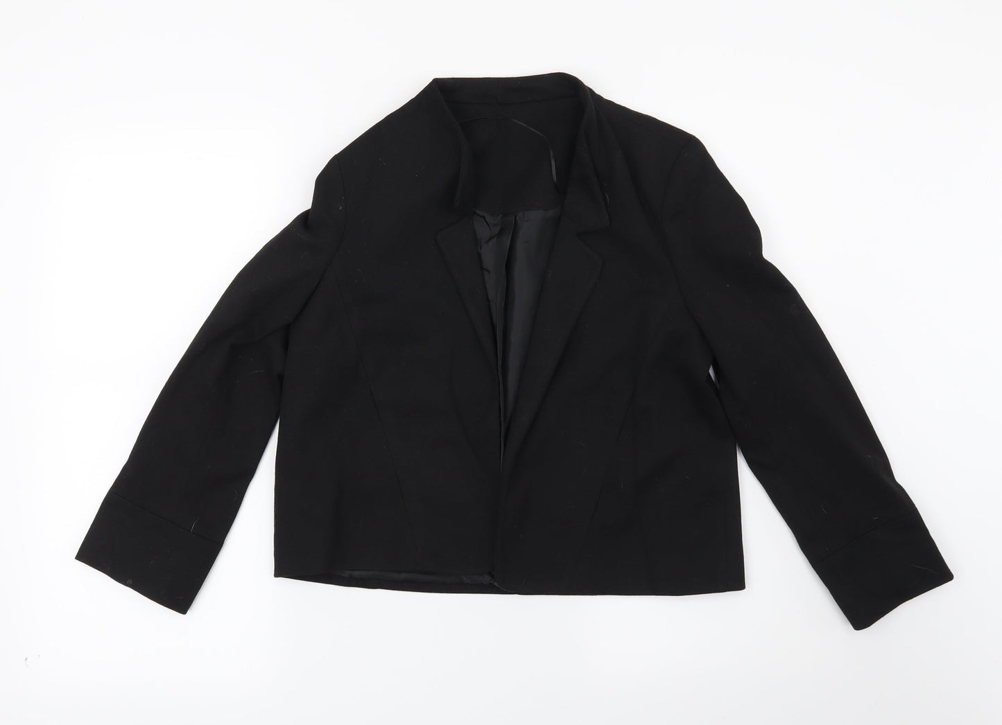 Preworn Womens Black   Jacket Blazer Size 10