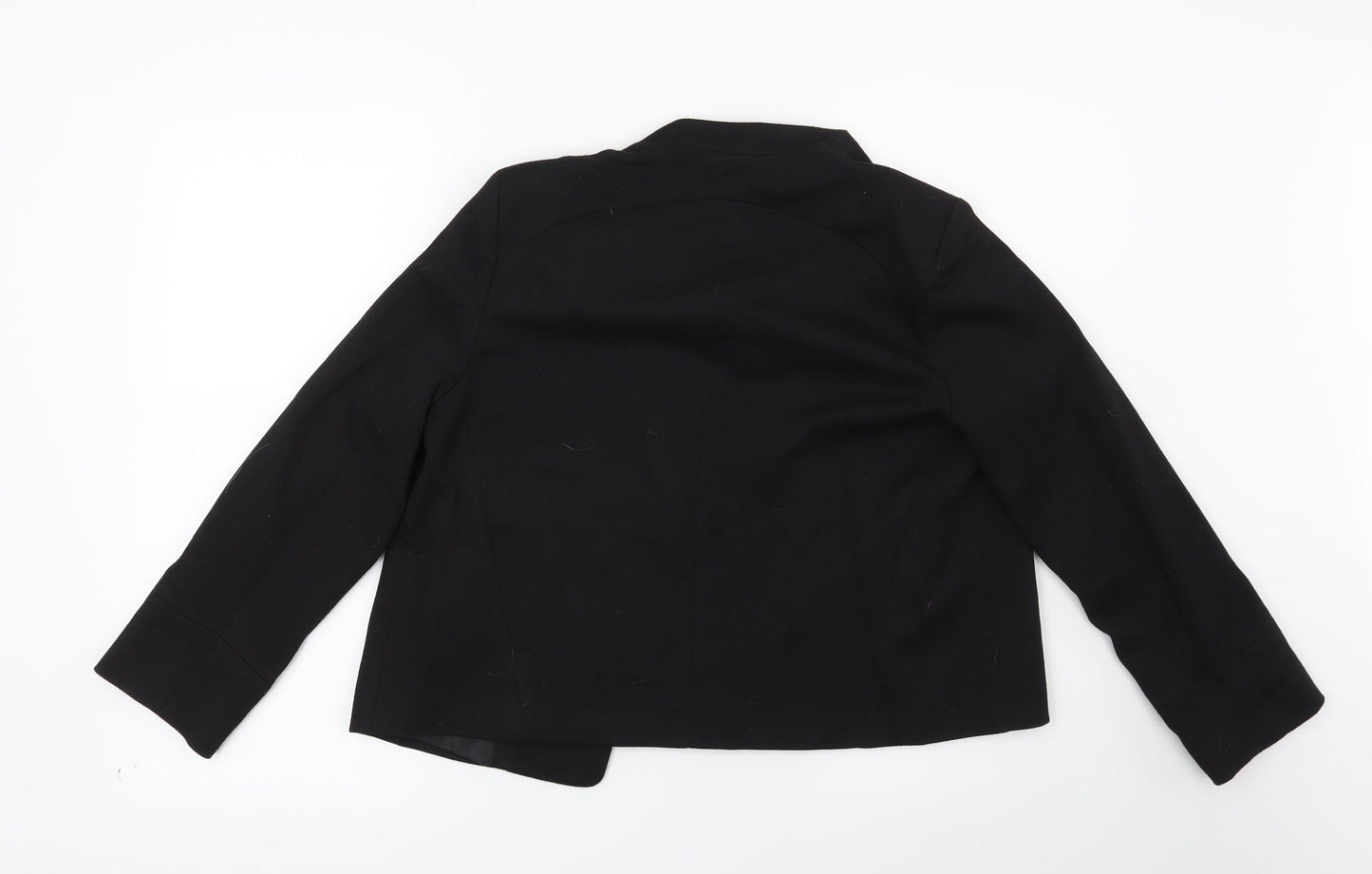 Preworn Womens Black   Jacket Blazer Size 10